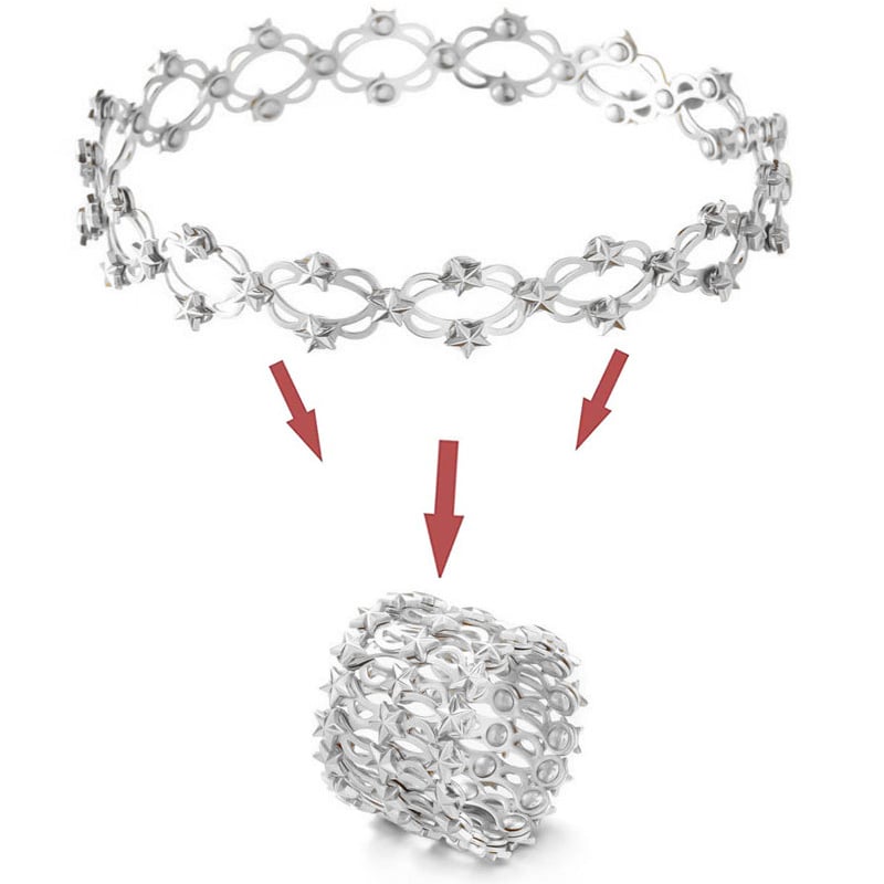 🔥Magic 2 in 1 Foldable Ring Bracelet🎅Limited time offer