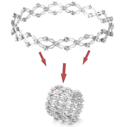 🔥Magic 2 in 1 Foldable Ring Bracelet🎅Limited time offer