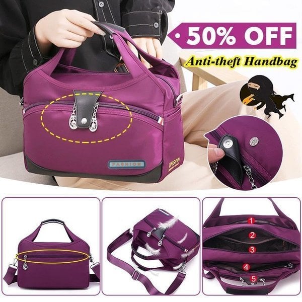 🔥Limited Time Offer 50% OFF👜Fashion Anti-theft Tote Bag