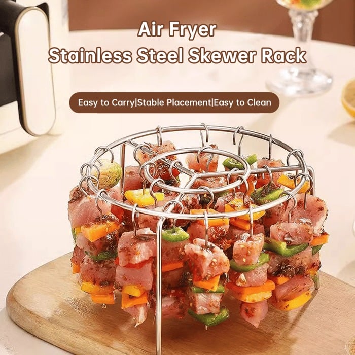 🥩Air Fryer Barbecue Grill Vertical Kebab Grill + Free Heat-Resistant Gloves🍤