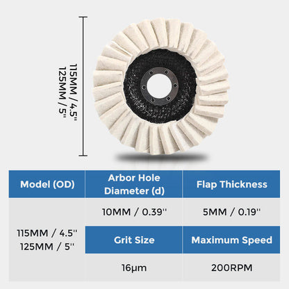 🎉Limited time 49% OFF✨Wool Felt Flap Polishing Disc