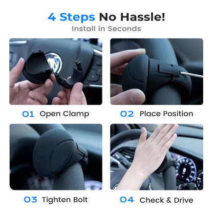 ⏳Limited-time 50% off⏰Car Steering Wheel Booster🚗