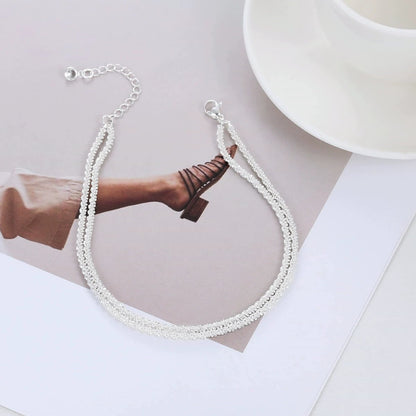 60%OFF🥰Dainty Layered Waterproof Anklet For