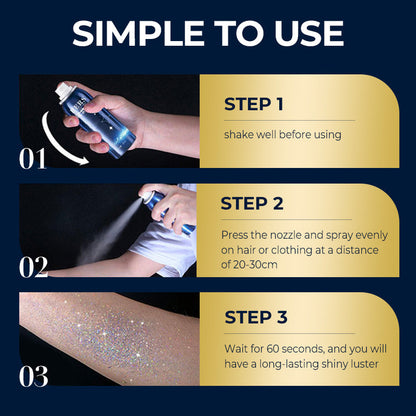 ✨12H Last! Long-Lasting Shiny Body Glitter Spray