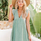 Summer V-neck short-sleeved hollow lace dress👗