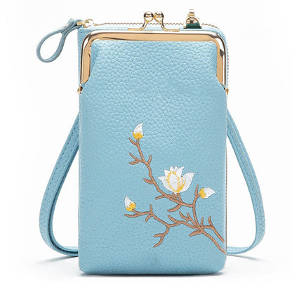 ❤️‍🔥2025 New Arrival👛Women Sling Cross-Body Wallet with Mobile Cell Phone Holder