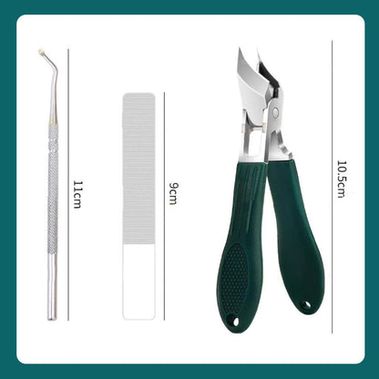 🔥2025 Hot Sale🔥 Anti-Splash 25° Slant Edge Nail Clipper 3-Piece Set