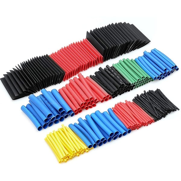 Multi-colored heat shrink tubingset