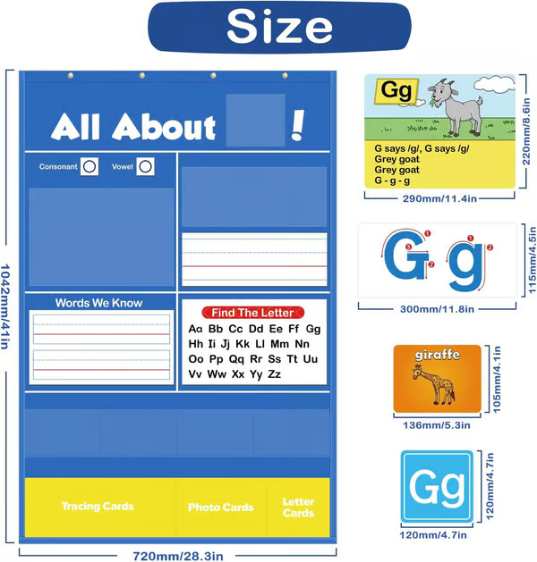 Alphabet Learning Pocket Chart