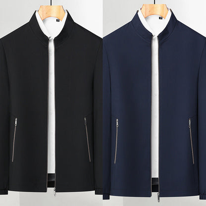 👑Fliwos® Men's Standing Collar Zipper Casual Jacket