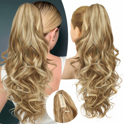 💜Limited time promotion 40%OFF💜Clip-on Wavy Ponytail Extension