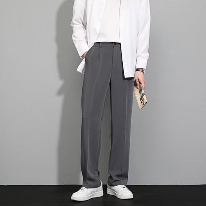 ICE SILK STRAIGHT LEG PANTS👖
