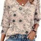 🌺Women Dressy Casual 3/4 Length Sleeve Blouses with Smocked Cuffs