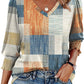 🌺Women Dressy Casual 3/4 Length Sleeve Blouses with Smocked Cuffs