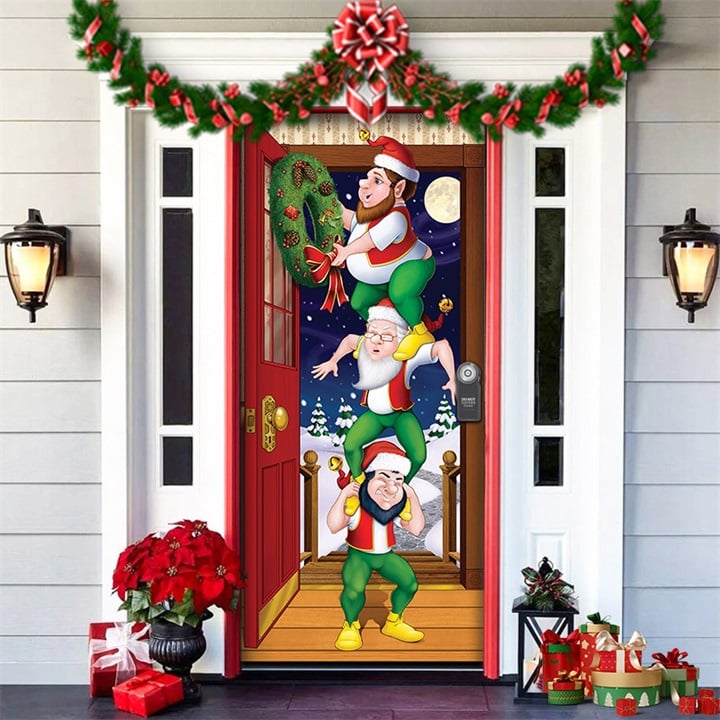 🎄Early Xmas Sales -50% OFF🎅-Christmas 2025 Front Door Decoration🎅