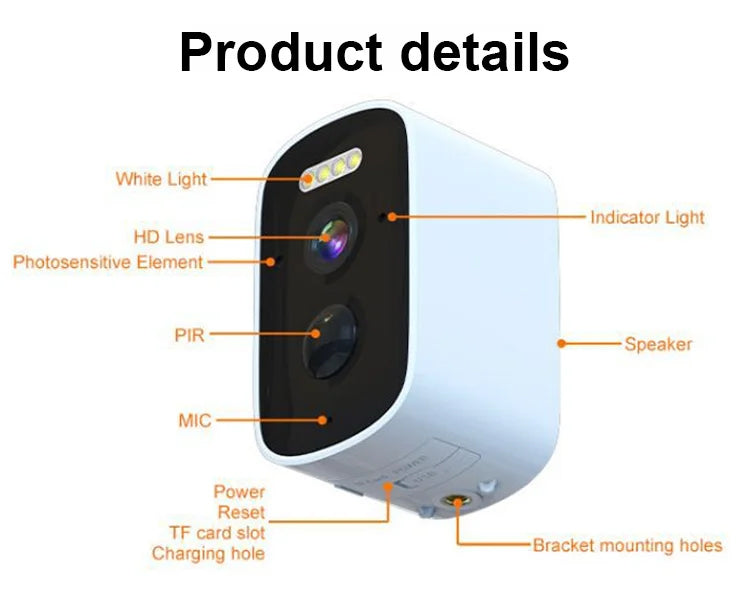 Wireless night vision camera – intelligent security around the clock!