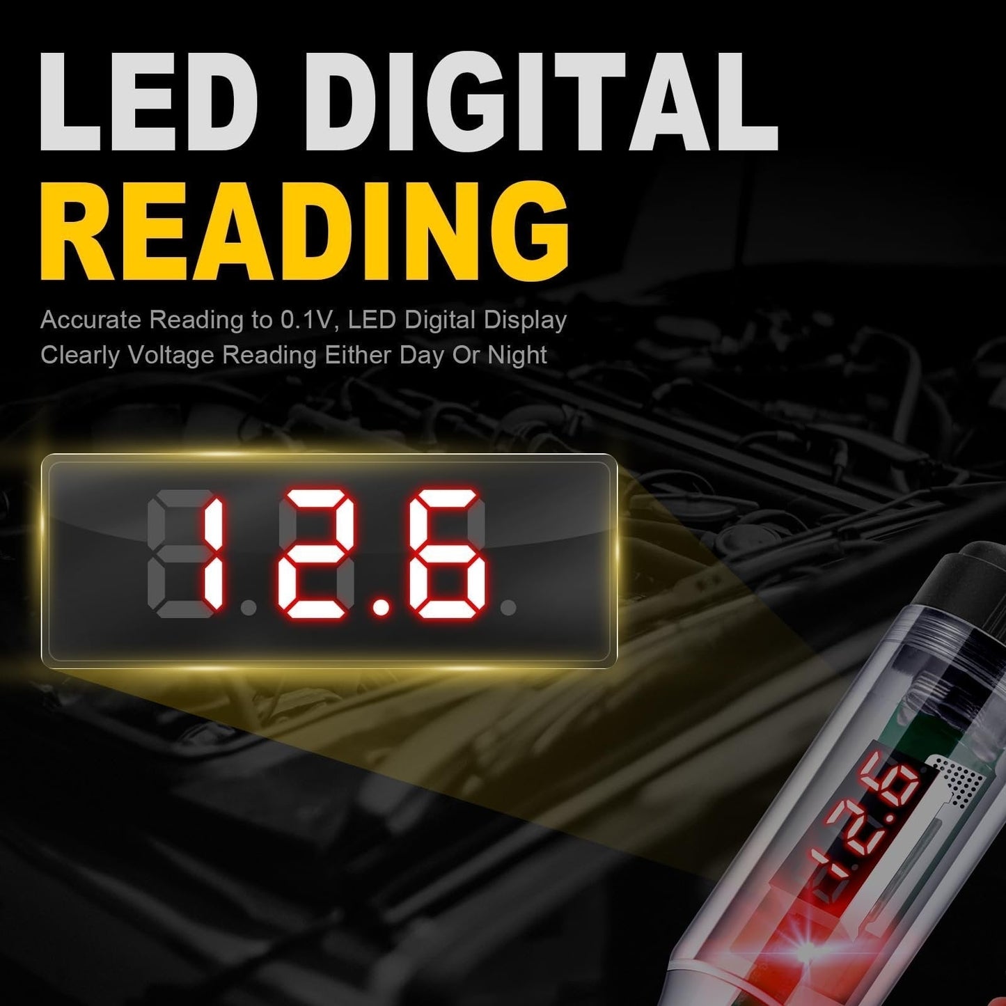 🔥Heavy Duty 5-90V Digital LED Circuit Tester