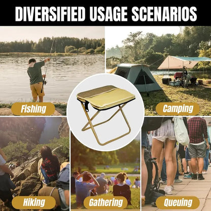 🪑Ultra-Light Folding Stool – Supports Up to 265 lbs