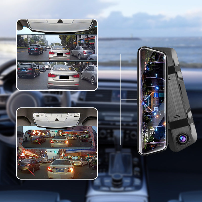 Cam de tableau de bord du rétroviseur de la vue arrière