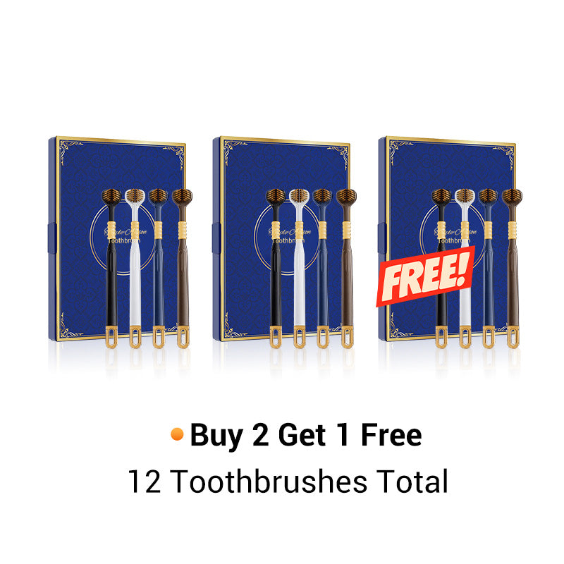 Three-head multi-angle cleaning toothbrush to ensure your oral safety📢📢Flash Sale: Ending in 3 Hours!⏰⏰