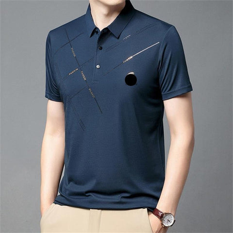 👕Hot Sale 50% OFF⏳Men's Ice Silk Stretch Shirt,Cool & Comfortable