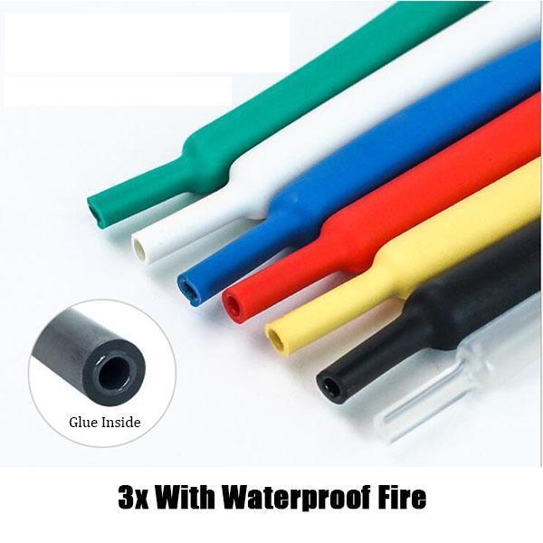 Multi-colored heat shrink tubingset