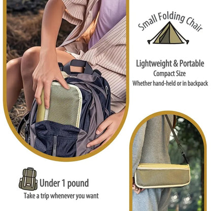 🪑Ultra-Light Folding Stool – Supports Up to 265 lbs