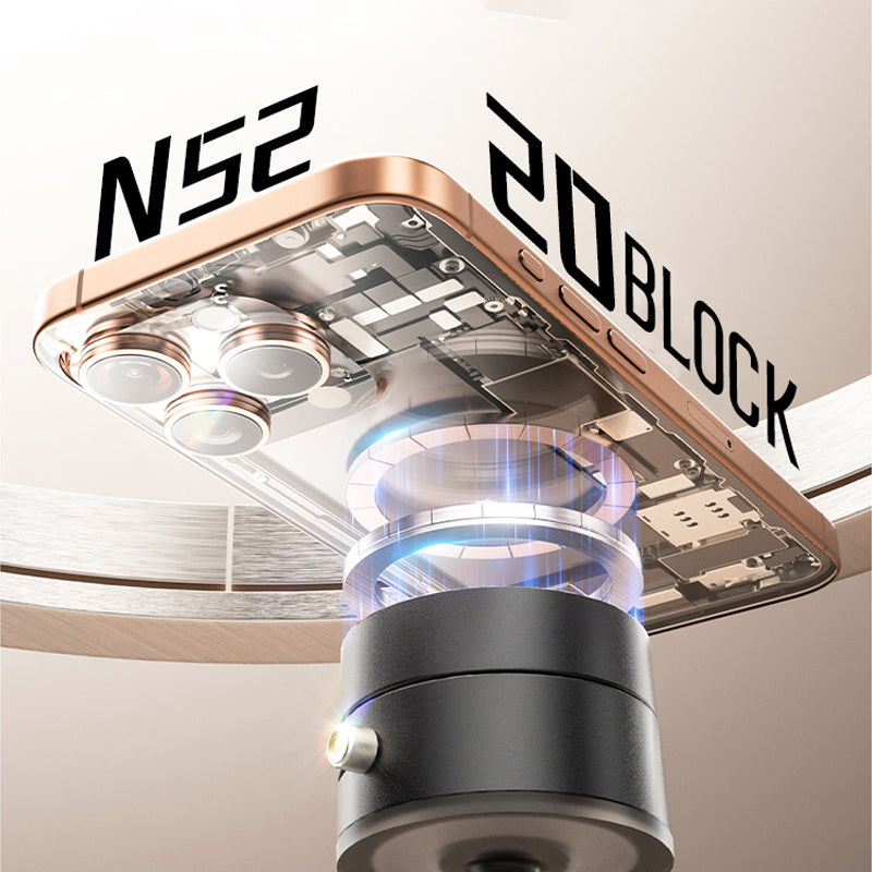 Multifunctional Foldable Vacuum Suction Cup Double-sided Magnetic Mobile Phone Holder