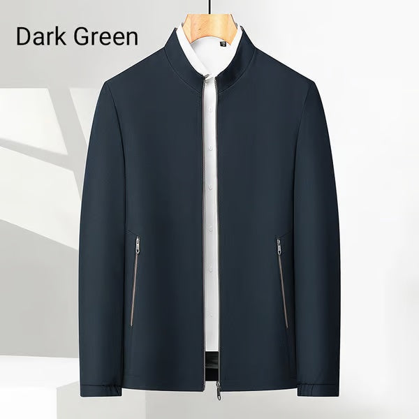 👑Fliwos® Men's Standing Collar Zipper Casual Jacket
