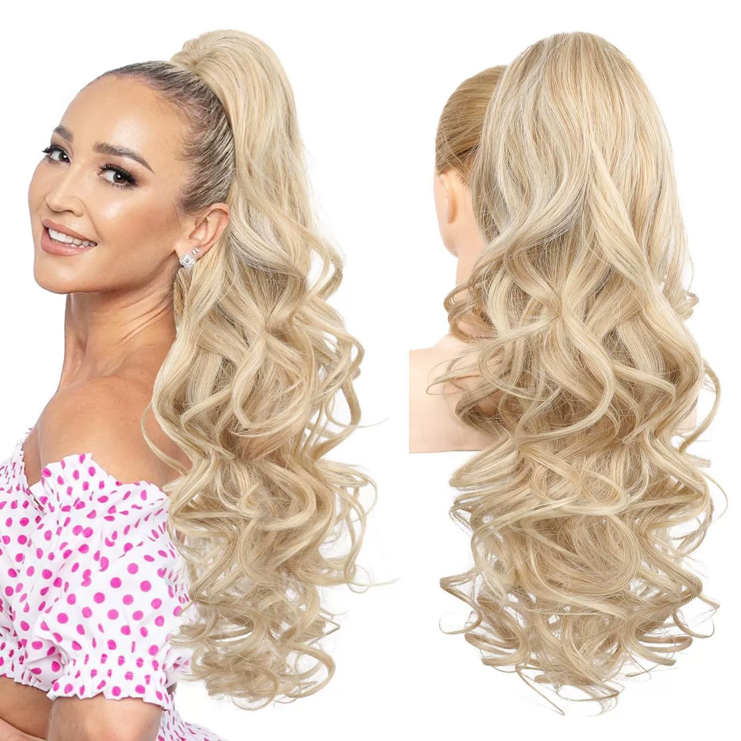 💜Limited time promotion 40%OFF💜Clip-on Wavy Ponytail Extension