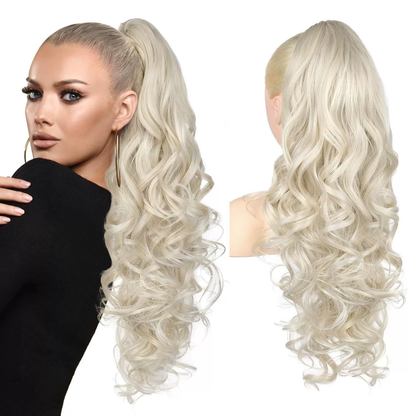 💜Limited time promotion 40%OFF💜Clip-on Wavy Ponytail Extension
