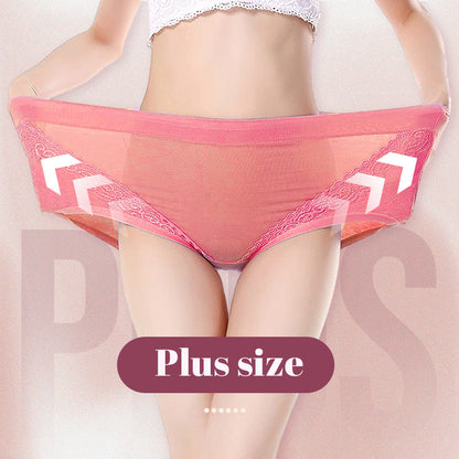 Plus Size High Waist Leak Proof Cotton Panties