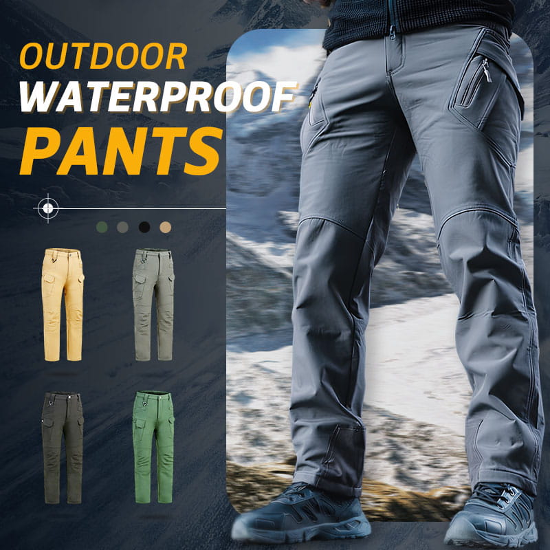 Outdoor Hiking Waterproof Padded Warm Pants For Winter