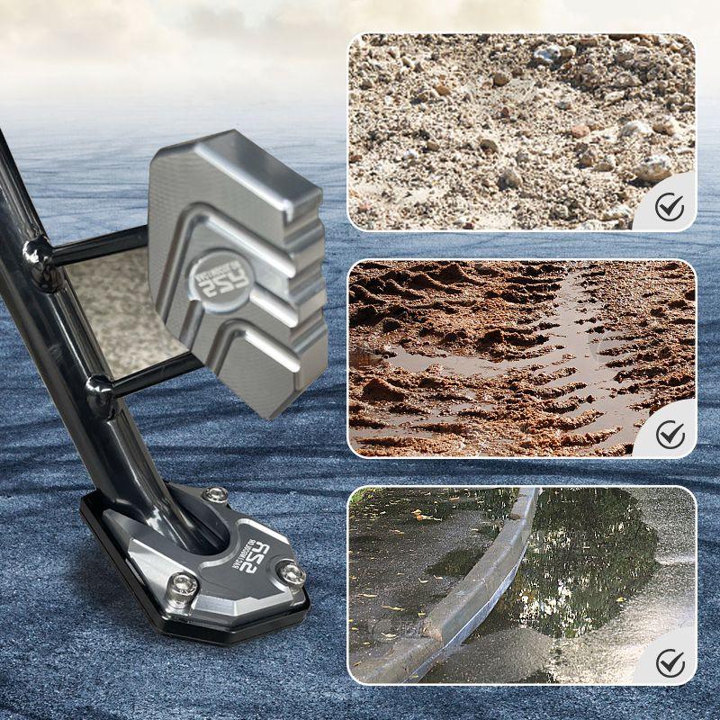 Tampon du support latéral du pied de la moto de moto