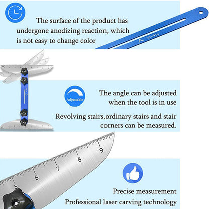 Stair Treads Gauge Template Tool