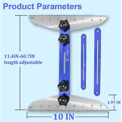 Stair Treads Gauge Template Tool