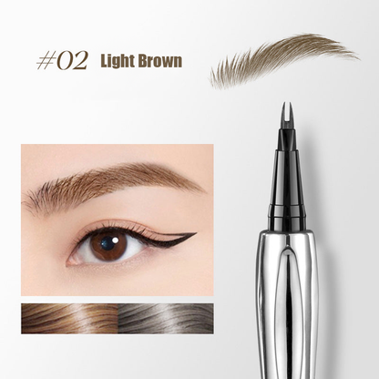 2024 Upgraded Natural Waterproof Eyebrow Pen with Microfine Tip