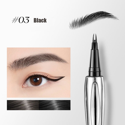 2024 Upgraded Natural Waterproof Eyebrow Pen with Microfine Tip