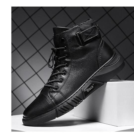 🎁 Hot Sale 49% OFF 🔥MARTINI' BLACK LEATHER BOOTS