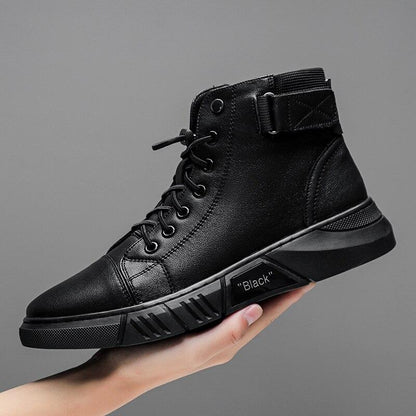 🎁 Hot Sale 49% OFF 🔥MARTINI' BLACK LEATHER BOOTS