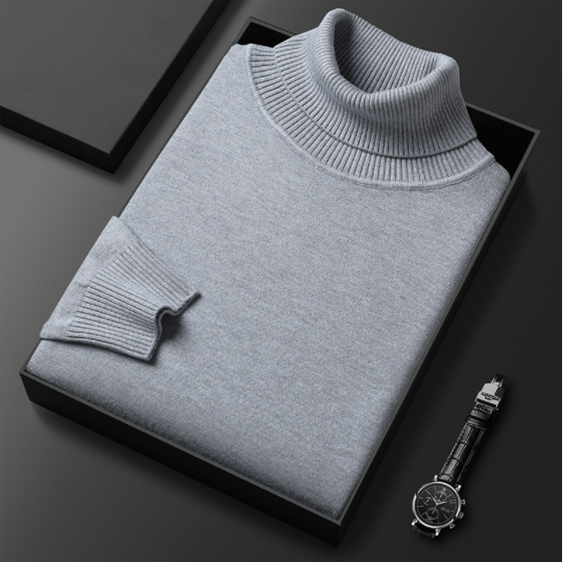 🔥Luxury Cashmere Sweater for Men | Ultra-Soft Merino Wool, Modern Fit for Business & Casual Wear👔🎯