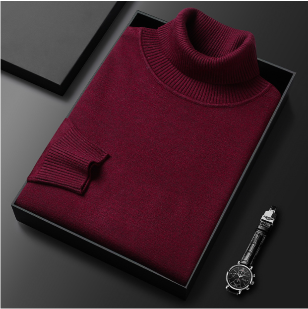 🔥Luxury Cashmere Sweater for Men | Ultra-Soft Merino Wool, Modern Fit for Business & Casual Wear👔🎯