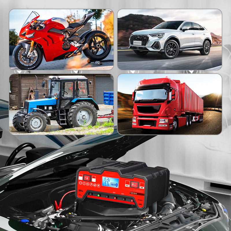 Automotive Intelligent Pulse Repair Battery Charger