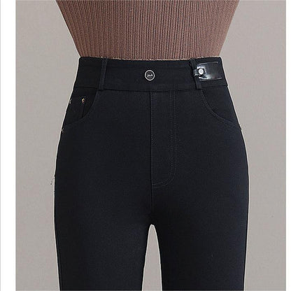 🔥HOT SALE 50% OFF💕Women's High Waist Slim Stretch Warm Skinny Jeans