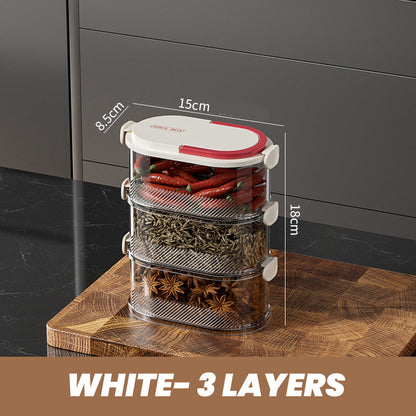 ⌚️Limited-time special offer🔥 Multi-layer Sealed Spice Organizer