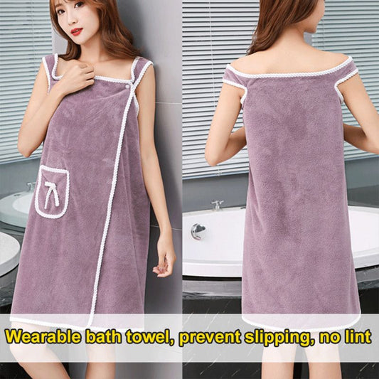 🔥Limited Special Sale 60%OFF🛀Faux Coral Fleece Absorbent Bath Towel - Nice Gift🎀