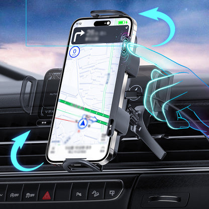 📱Last Day Special Sale 49% OFF⚡High Intelligent Folding Screen Car Wireless Charging Phone Holder