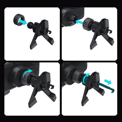 📱Last Day Special Sale 49% OFF⚡High Intelligent Folding Screen Car Wireless Charging Phone Holder