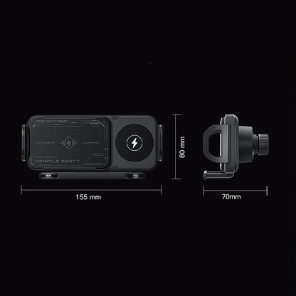 📱Last Day Special Sale 49% OFF⚡High Intelligent Folding Screen Car Wireless Charging Phone Holder