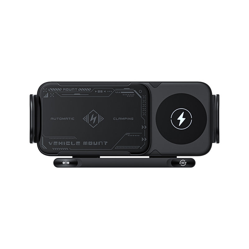 📱Last Day Special Sale 49% OFF⚡High Intelligent Folding Screen Car Wireless Charging Phone Holder